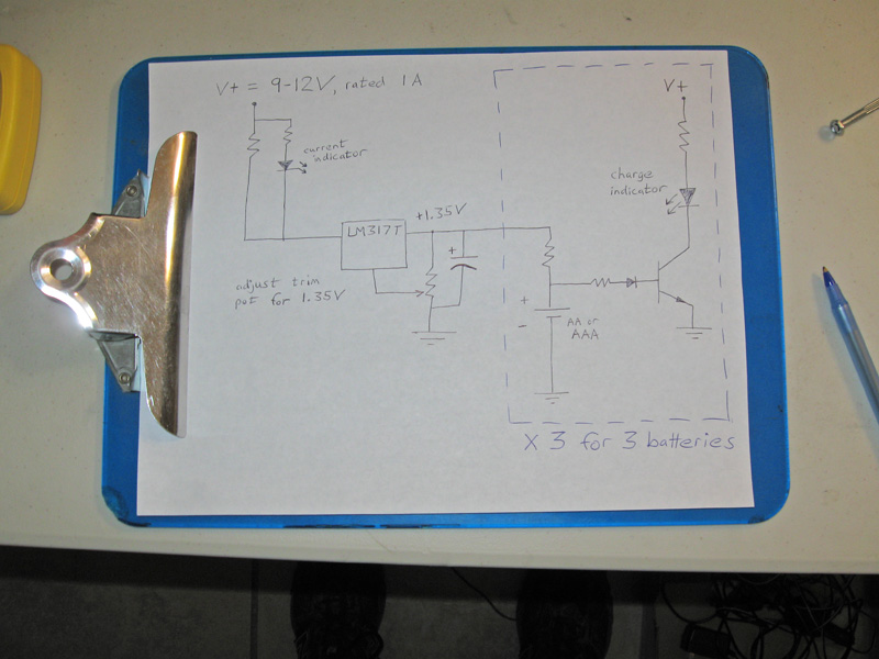 Easy Homemade 3-Battery Charger? (AA/AAA NiMH)